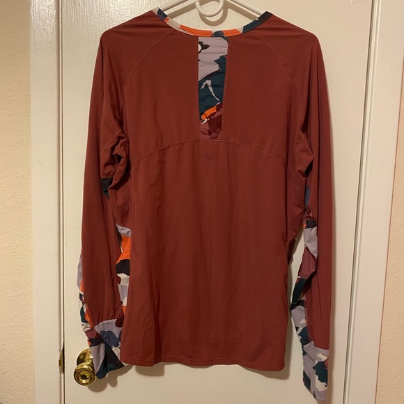 Marmot Lana Long-sleeve Crew - Size XL - Dry Rose/Multi Pop Camo - Picture 4 of 5